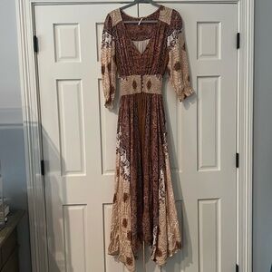 Free People Patterned Maxi Dress
